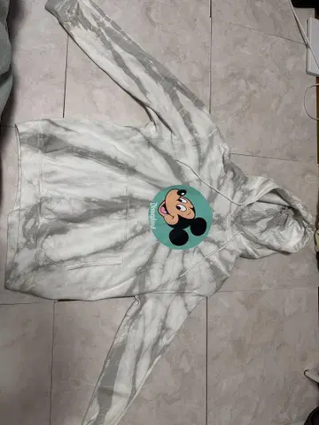 캘리포니아 Disney 미키마우스 타이다이 패턴 후디 M 사이즈