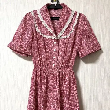80s vintage 구제 의류 원피스 꽃무늬