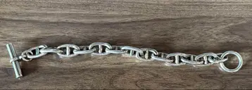 실버 925 체인 팔찌 T바 클로징