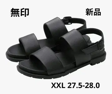 택 포함 새상품 무인양품 가죽 샌들 XXL 27.5~28
