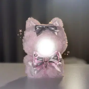 12cm 앉은 인형 의류 grey x pink