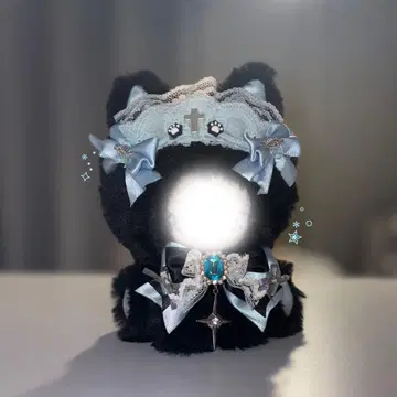 12cm 앉은  의류 light blue x black