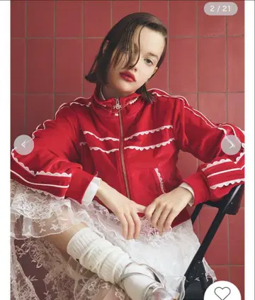 FURFUR 사이드 레이스 벨로아 트랙 자켓