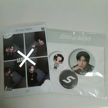 SnowMan 1st popup 캔뱃지 메구로 렌