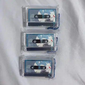 Eve UnderBlue 복권 D상 뮤직 키링 aqua 3개 세트