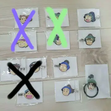 닌타마 란타로 앞머리 클립 세트