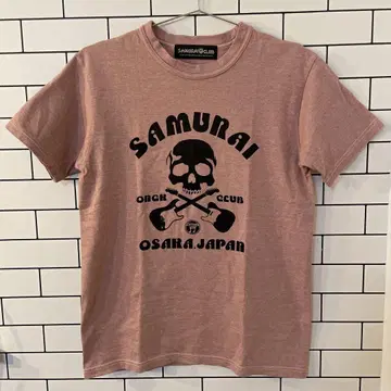 사무라이 진 M 사이즈 SAMURAI CLUB 티셔츠 핑크