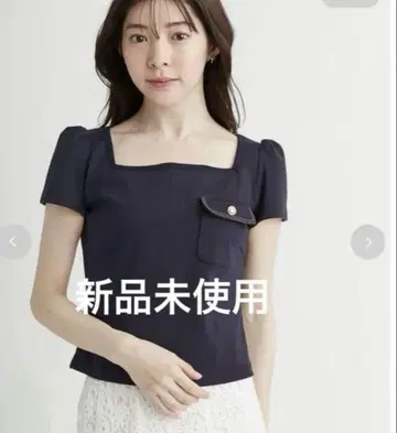 트림 포켓 T셔츠 네이비 셀포드 CELFORD