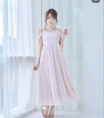 rosemuse 프릴 preats airly 캠 o/p 핑크