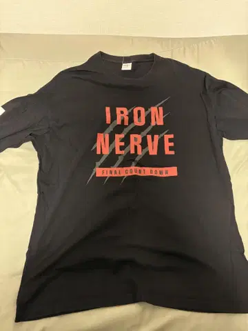 IRON NERVE 일본 선수권 응원 T셔츠