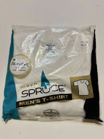 80년대 데드스탁 SPRUCE TEE 셔츠 스누피 미개봉 M