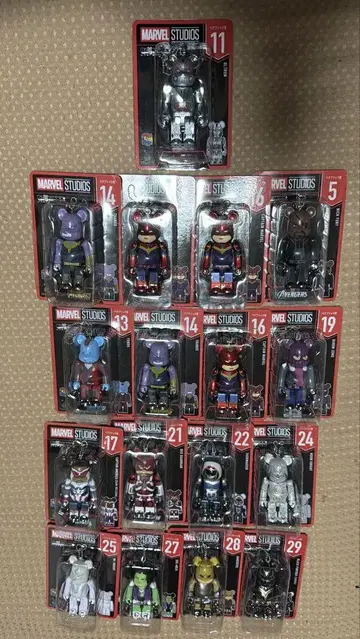 MARVEL STUDIOS 피규어 세트 29개