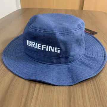 미사용 새상품 BRIEFING 브리핑 네이비 햇 와이드햇