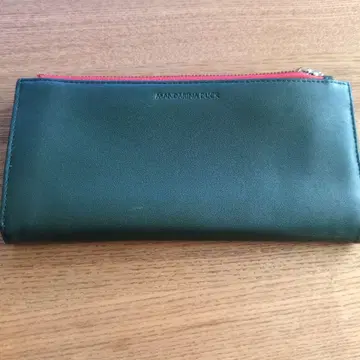 MANDARINA DUCK 다크 그린 장지갑