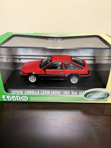 1/43 EBBRO 도요타 카롤라 레빈 (AE86) 1983