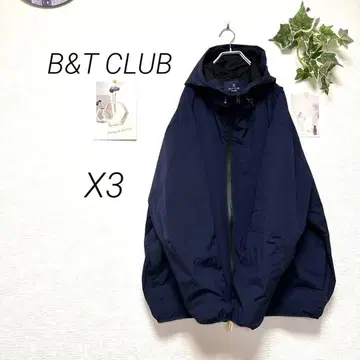 8073-1 B&T CLUB 윈드 브레이커 블루종 빅 사이즈