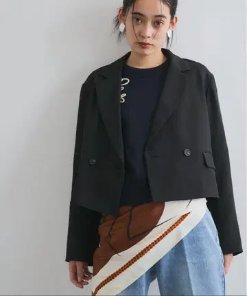 더블 숏 자켓