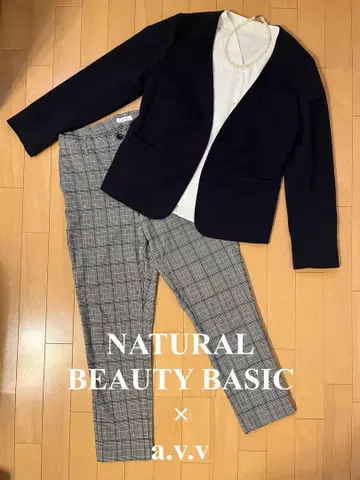 내추럴 뷰티 베이직 avv 고급 깔끔 코디 노카라