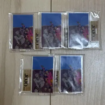 죠죠전 아크릴 디오라마 4부 요시카게 키라 5종 세트