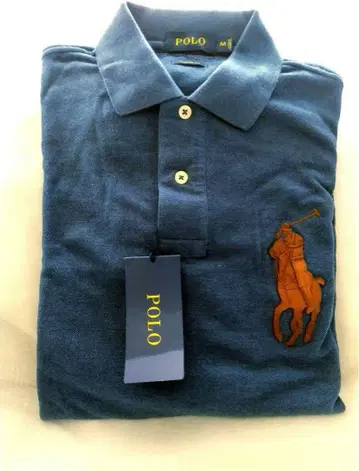 polo 랄프 로렌 피케 셔츠 M 커스텀 핏 네이비
