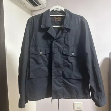 Green label relaxing 밀리터리 자켓 네이비