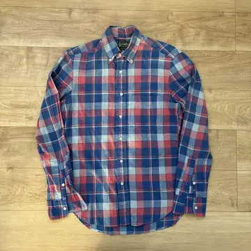 GITMAN BROS vintage 체크 셔츠 버튼 다운 USA 제조