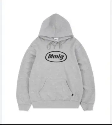 Mmlg 그레이 후드 부착 후드티