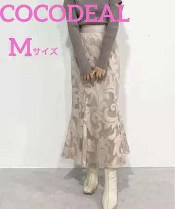 코코딜 COCODEAL 리프 레이스 머메이드 스커트 택 포함 새상품 가을