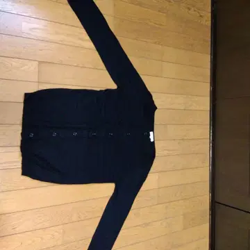 올드 잉글랜드 블랙 긴팔 가디건