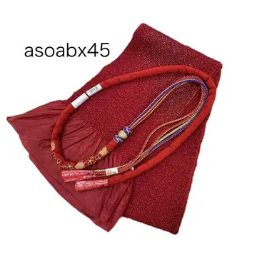 asoabx45 새상품 세미 포멀 오비 장식 천 허리띠 2점 set