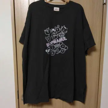 mof manul 모프마눌 프린트T셔츠 블랙