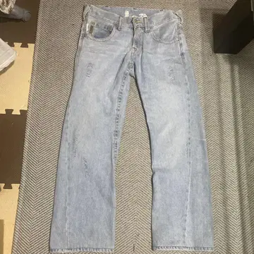 archive 00s Armani Jeans 입체 재단 플레어 데님 팬츠