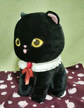 mofusand 블랙 아기 고양이 냥코 big 봉제 인형