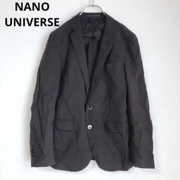 나노 유니버스 남성용 자켓 비즈니스 정장 아우터 면 혼방 블랙 46