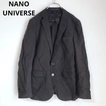 나노 유니버스 남성용 자켓 비즈니스 정장 아우터 면 혼방 블랙 46