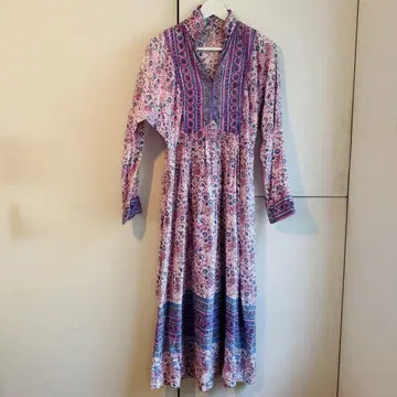 vintage 인도 면 70년대 빈티지 원피스