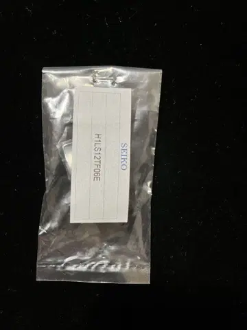 미사용 새상품 세이코 SEIKO 블랙 티타늄 D 버클 보호 씰 부착