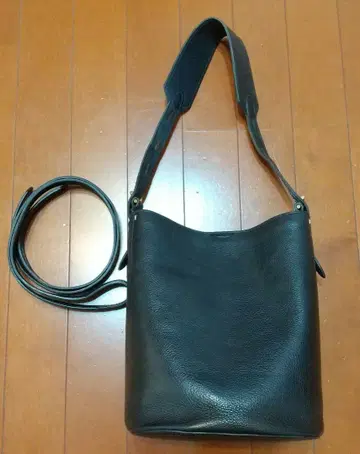 genten 2way 숄더백 버킷형 블랙