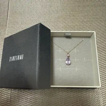 TSUTSUMI K10YG 라이트 자수정 목걸이