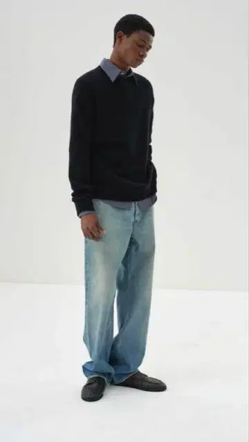 Auralee SelvedgeFadedHeavyDenimWidePants