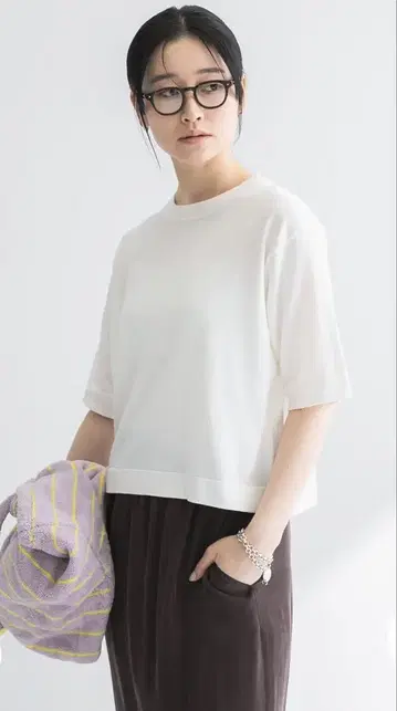 URBAN RESEARCH 하이 게이지 니트 T셔츠 [ 2025SS ]
