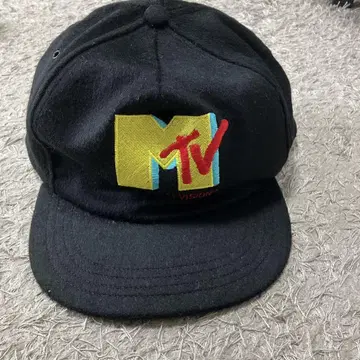 빈티지 MTV 로고 자수 캡 스냅백 USA제