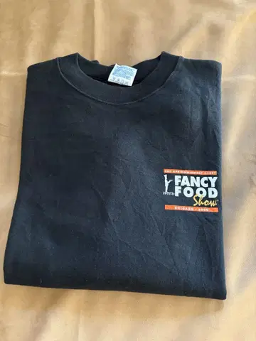 Hanes FANCY FOOD Show 맨투맨 XL 블랙