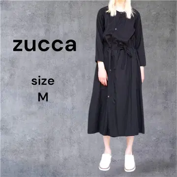 컨디션 최상 주카 zucca 정가 31,320엔 롱 원피스 카키 M
