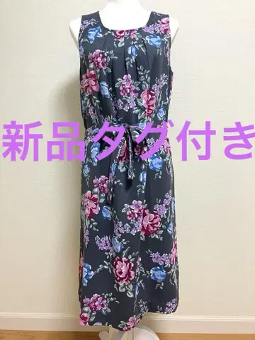 [ 택 포함 새상품 ] 로라 애슐리 원피스 꽃무늬 슬리브리스 11호