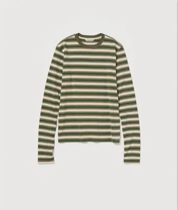 AURALEE 25AW GRADIENT STRIPE JERSEY TEE
