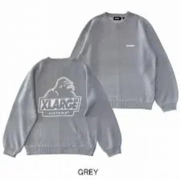 그레이 크루넥 스웨터 XLARGE
