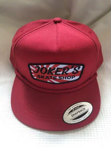 JOKERS SKATE SHOP LOGO CAP RED