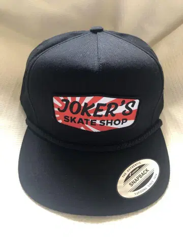 JOKERS SKATE SHOP 로고 캡 BLK