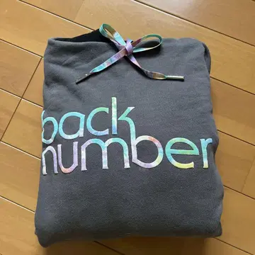 back number 후드티